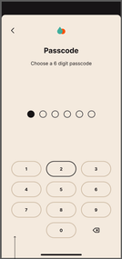 パスコードの設定